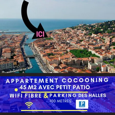 Splendide T2 Neuf Coocoonig Avec Patio * Sète